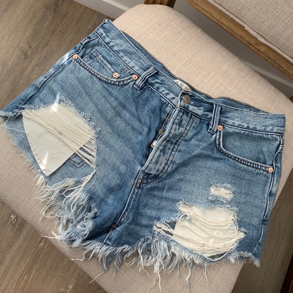 Free People Denim Shorts